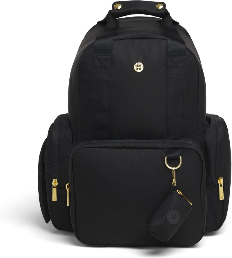 HUGGIES Unisex-adult Signature Hug Pack Diaper Backpack, Black, One Size - Image 1